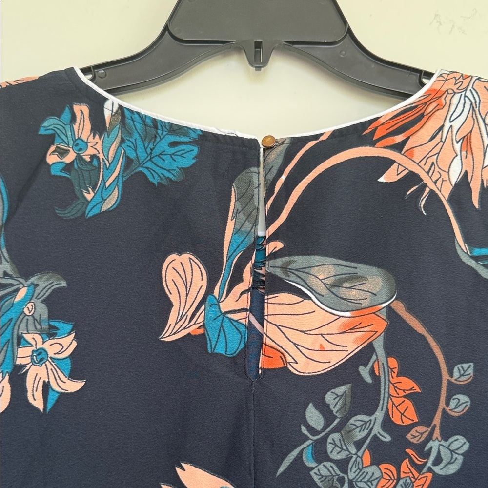 Sassafras Black Floral Long Sleeve Dress - Picture 7 of 8